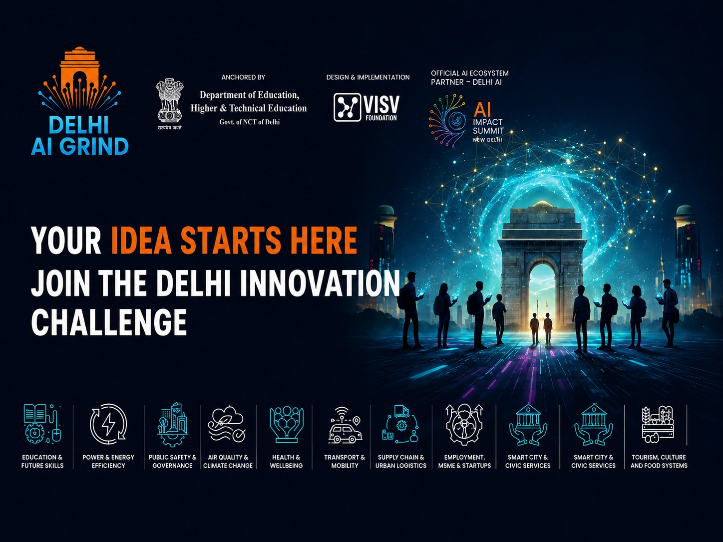 Delhi AI Grind | Dept. of Education, Govt of NCT Delhi x VISV Foundation