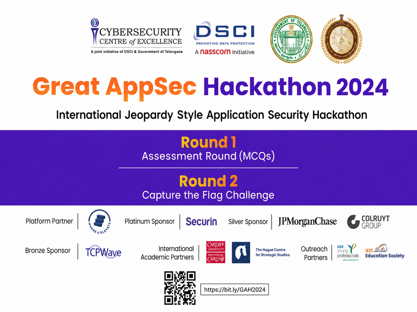 Great AppSec Hackathon 2024 | CCoE DSCI x Govt of Telangana