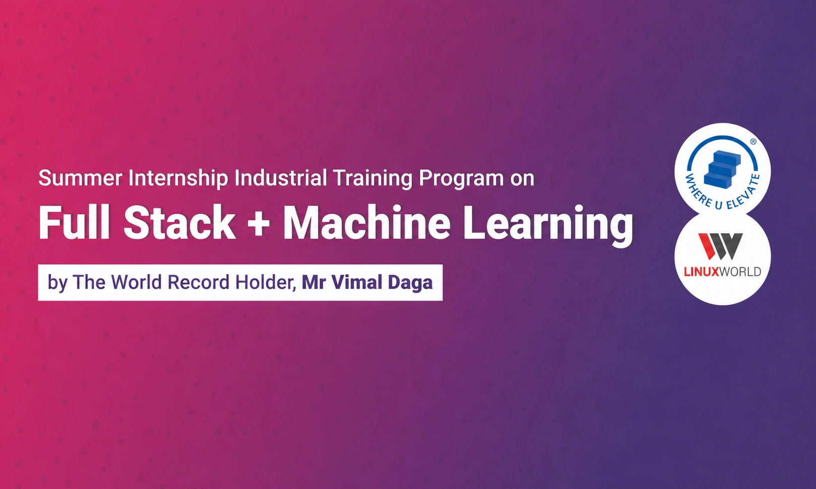 Summer Internship 2025 - Full Stack + Machine Learning cover image