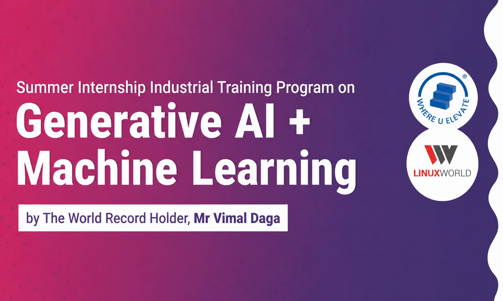 Summer Internship - Generative AI + Machine Learning cover image